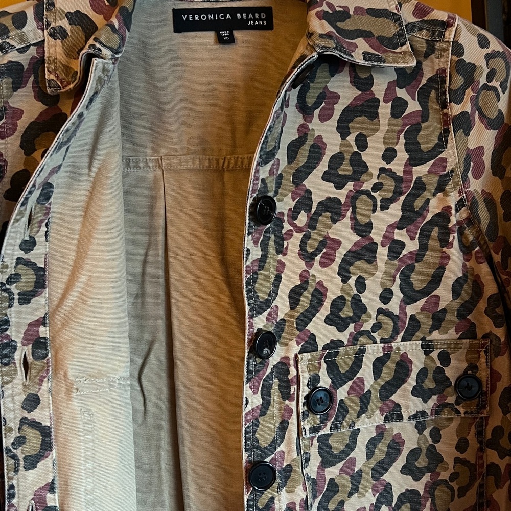 VERONICA BEARD Mercer Leopard Print Jacket - Picture 16 of 16
